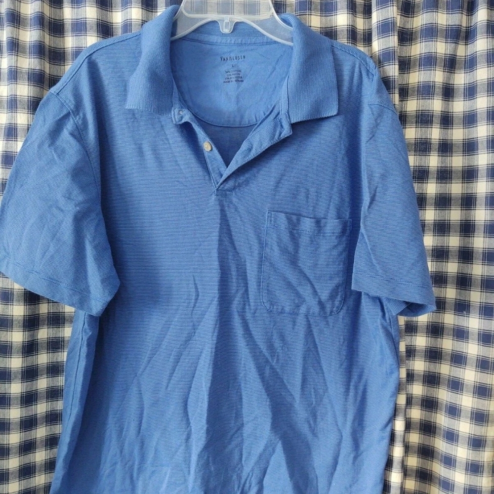 Van Heusen Blue Polo Shirt Classic Casual Fit